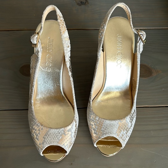 Jimmy Choo cork wedges - Picture 1 of 3